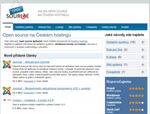 Tablet Screenshot of opensource.cesky-hosting.cz