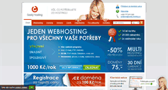 Desktop Screenshot of cesky-hosting.cz